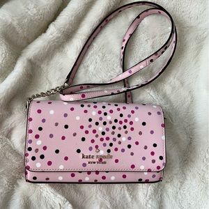 Kate Spade Staci Festive Confetti Small Flap Crossbody